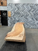 Brazilian Cherry Wood Slab #D673 92" x 20" - 25" x 2.1"