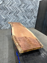 Brazilian Cherry Live Edge Wood Slab #C670 97" x 20" - 30" x 2.4"
