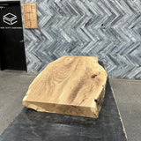 (Pre-Built) Red Oak Live Edge Tabletop #PB055 55" x 17" - 25" x 2.5"