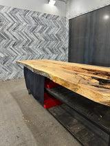 White Oak Live Edge Slab #A853 108" x 38" - 48" x 2.9