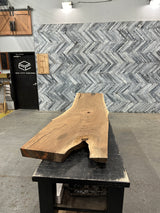 Walnut Live Edge Wood Slab #C684 106" x 22" - 26" x 2.8"