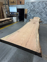 Red Oak Live Edge Wood Slab #A961 203" x 19" - 36" x 2.4
