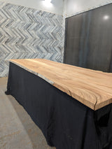 (Pre-Built) Hickory Live-Edge Tabletop #PB111 115" x 39" x 1.5"