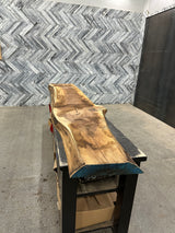 Walnut Live Edge Wood Slab #E715 117" x 12" - 20" x 2.9"