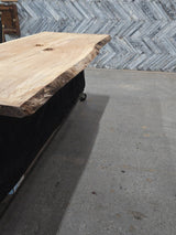 (Pre-Built) Soft Maple Live Edge Tabletop #PB160 97" 35"-37" x 1.8"