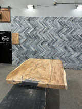 Parota Live Edge Wood Slab #A631 66" x 44" - 50" x 2.9"