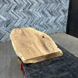 (Pre-Built) Red Oak Live Edge Tabletop #PB055 55" x 17" - 25" x 2.5"
