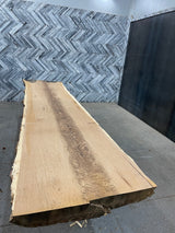 White Oak Live Edge Wood Slab #A788 147" x 31" - 36" x 3.5"
