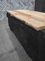 (Pre-Built) Soft Maple Live Edge Tabletop #PB148 92" x 41" - 44" x 2.2"