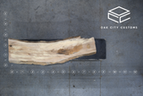 Copper Beech Live Edge Wood Slab #BPD583 99" x 18" - 27" x 2.7"