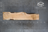 Deodar Cedar Live Edge Wood Slab #B590 123" x 18" - 23" x 2.8"