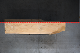 Deodar Cedar Live Edge Wood Slab #B595 123" x 17" - 30" x 2.8"