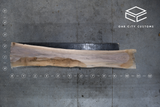 Walnut Live Edge Wood Slab #B605 128" x 16" - 26" x 1.7"