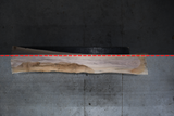 Walnut Live Edge Wood Slab #B605 128" x 16" - 26" x 1.7"