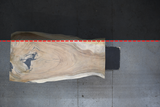 Parota Live Edge Wood Slab #A626 97" x 35" - 52" x 2.8"