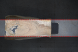 Parota Live Edge Wood Slab #A626 97" x 35" - 52" x 2.8"