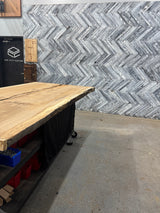 White Oak Live Edge Wood Slab #C846 88" x 41" - 45" x 2.8"