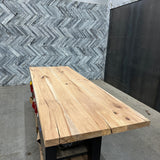 (Pre-Built) Hickory Classic-Cut Tabletop #PB047 117" x 39" x 2.3"
