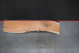 Brazilian Cherry Wood Slab #B672 113" x 21" - 26" x 2.2"