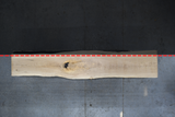 White Oak Live Edge Wood Slab #B678 134" x 20" - 25" x 2.5"