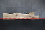 White Oak Live Edge Wood Slab #A683 127" x 11" - 23" x 2.2"