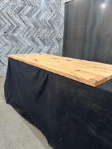 (Pre-Built) Red Oak Classic-Cut Tabletop #PB087 76" x 34" x 1.5"