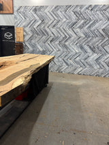White Oak Live Edge Slab #A853 108" x 38" - 48" x 2.9