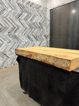 White Oak Live Edge Wood Slab #G887 49" x 23" - 25" x 4.2"