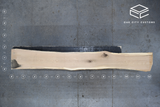 White Oak Live Edge Wood Slab #E702 141" x 15" - 21" x 2.6"