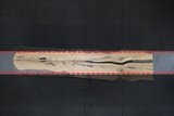 White Oak Live Edge Wood Slab #E709 129" x 25" - 30" x 2.4"