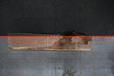Walnut Live Edge Wood Slab #D719 118" x 21" - 29" x 3.0"
