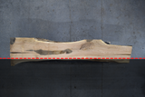 White Oak Live Edge Wood Slab #B720 132" x 19" - 31" x 2.7"