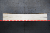 Poplar Live Edge Wood Slab #A729 142" x 20" - 26" x 4.2"