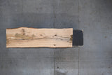White Oak Live Edge Wood Slab #D744 96" x 26" - 30" x 2.4"