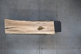 Red Oak Live Edge Wood Slab #D757 97" x 23" - 29" x 4.5"