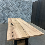 (Pre-Built) Rustic Oak Classic Cut Tabletop #PB046 125" x 44" x 1.9"