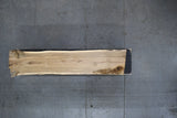 White Oak Live Edge Wood Slab #B777 101" x 20" - 25" x 4.6"