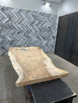 Parota Live Edge Wood Slab #A626 97" x 35" - 52" x 2.8"