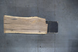 White Oak Live Edge Wood Slab #D796 91" x 31" - 38" x 2.8"