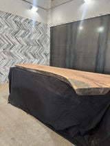 Walnut Live Edge Wood Slab #B834 116" x 24" - 41" x 3.6"