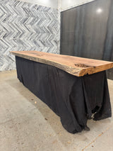 Walnut Live Edge Wood Slab #A824 115" x 31" x 33" x 3.3"