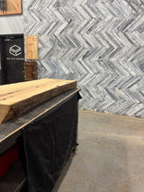 White Oak Live Edge Wood Slab #G888 57" x 20" - 21" x 4.1"