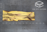 Osage Orange Live Edge Wood Slab #A546 109" x 25" - 34" x 3.6"