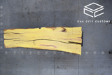 Osage Orange Live Edge Wood Slab #A547 109" x 25" - 38" x 3.7"