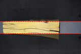 Osage Orange Live Edge Wood Slab #A547 109" x 25" - 38" x 3.7"