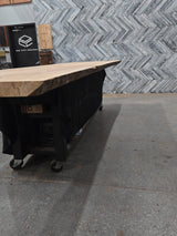 (Pre-Built) Sycamore Live Edge Tabletop #PB139 159" 34"-36" x 2.4"
