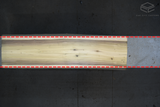 Poplar Live Edge Wood Slab #A826 126" x 33" - 35" x 3.3"
