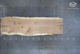 White Oak Live Edge Wood Slab #A837 125" x 30" - 36" x 3.1"