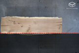White Oak Live Edge Wood Slab #A837 125" x 30" - 36" x 3.1"