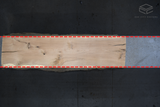 White Oak Live Edge Wood Slab #A837 125" x 30" - 36" x 3.1"